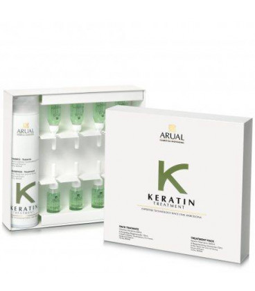 PACK CHAMPU KERATINA 250ml + 8 AMPOLLAS 10ml