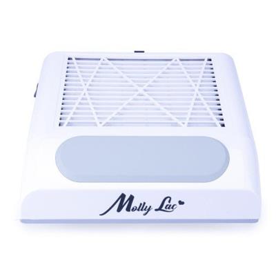 MOLLY LAC ASPIRADOR PROFESIONAL POLVO UÑAS BLANCO 80W