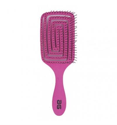 CEPILLO ECO BIODEGRADABLE PALA CUADRADA ROSA