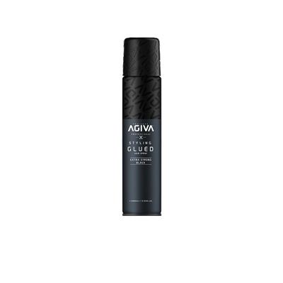 AGIVA STYLING GLUED HAIR SPRAY EXTRA STRONG BLACK 400ML