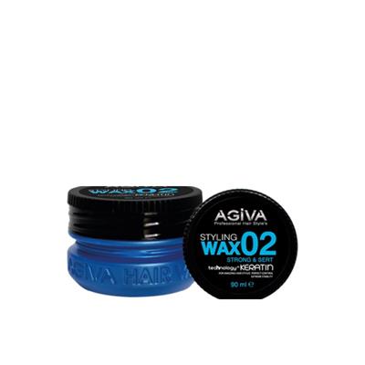 AGIVA HAIR STYLING WAX 02 STRONG TURQUOISE 90ML