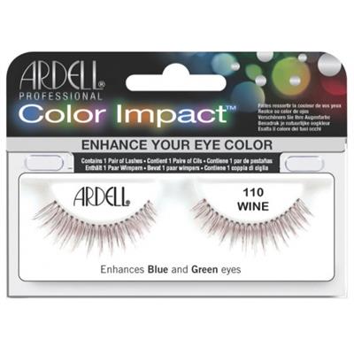 ARDELL PESTAÑAS COLOR IMPACT 110 WINE CON ADHESIVO