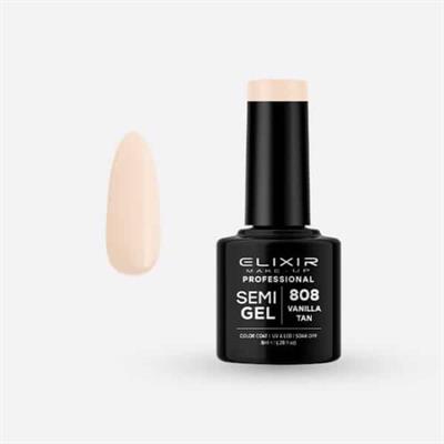 ELIXIR SEMI GEL COLOR 8 ML VAINILLA TAN Nº 808