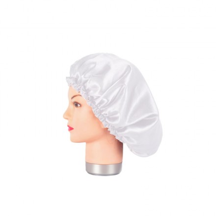 GORRO DE SATÉN AZUL ANTI FRIZZ