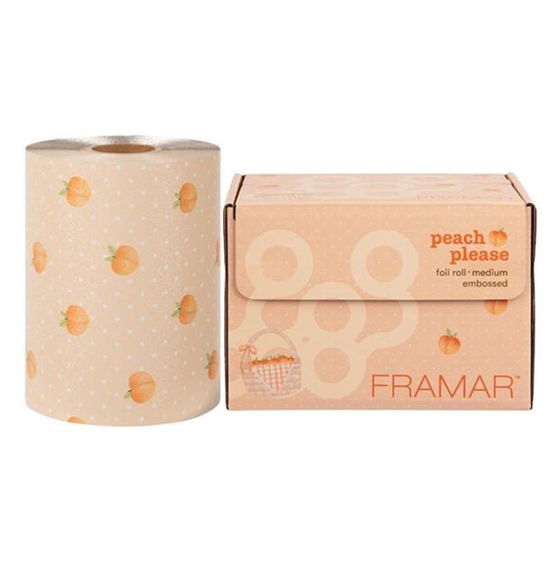 PEACH PLEASE EMBOSSED ROLL 320 FT