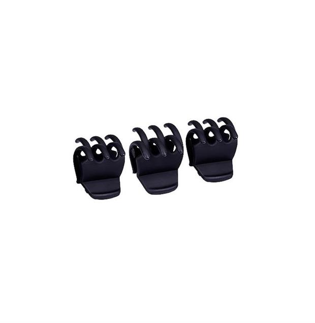 PINZA PARA CABELLO SOFT TOUCH NEGRO MIA CLIPS PACK 6 UNDS