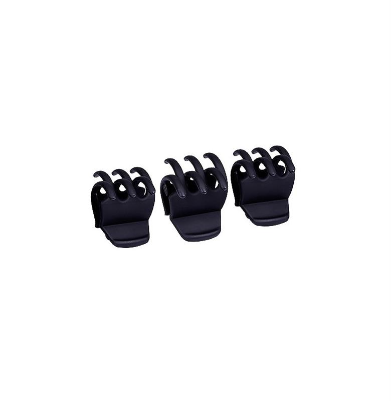PINZA PARA CABELLO SOFT TOUCH NEGRO MIA CLIPS PACK 6 UNDS