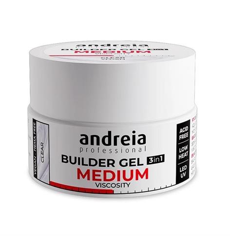 BUILDER GEL MEDIUM VISCOSITY CLEAR 200GR