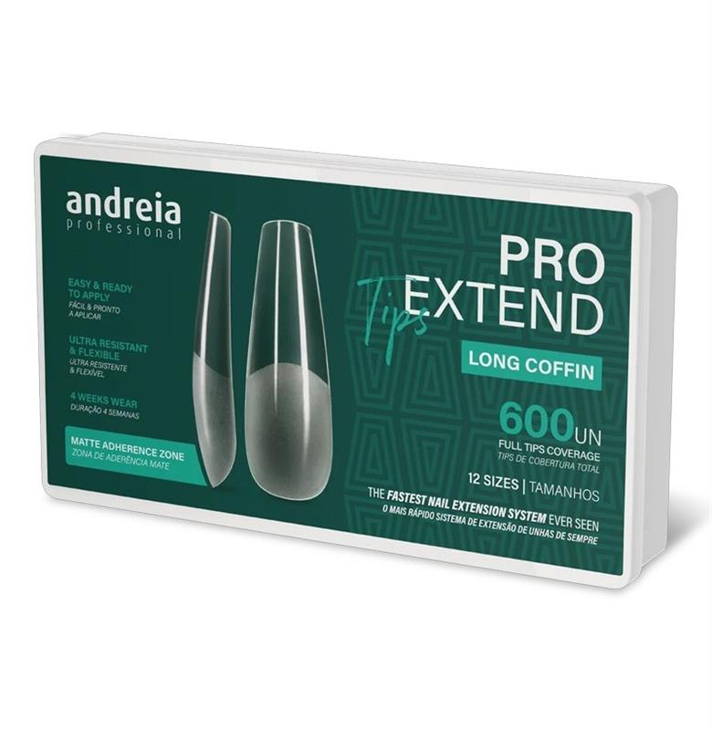 PRO EXTEND TIPS LONG COFFIN 600U