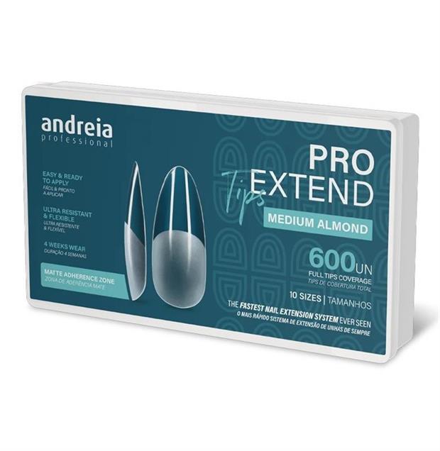 PRO EXTEND TIPS MEDIUM ALMOND 600U