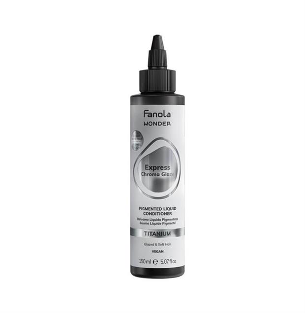 BALSAMO LIQUIDO WONDER EXPRESS CHROMA GLAZE TITANIUM 150ML FANOLA