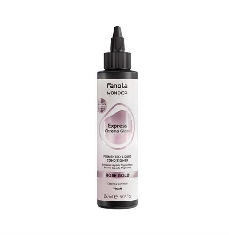 BALSAMO LIQUIDO WONDER EXPRESS CHROMA GLAZE ROSE GOLD 150ML FANOLA