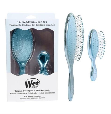 KIT FESTIVE FINISH DETANGLER+MINI DETANGLER BLUE