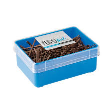 CAJA 200 CLIPS EUROSTIL NEGROMATE 65 MM