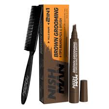 NISHMAN LAPIZ PERFILADOR DE BARBA MARRON