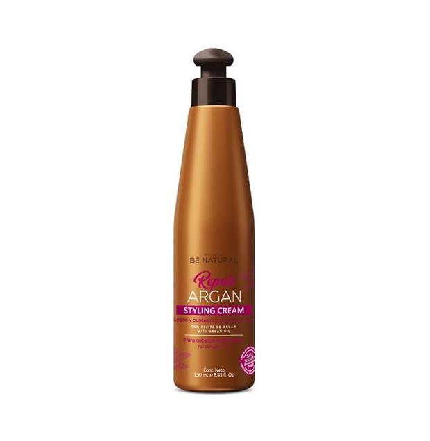 BE NATURAL REPAIR ARGAN STYLING CREAM 250ML