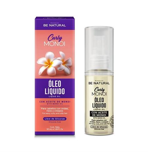 BE NATURAL CURLY MONOI OLEO LIQUIDO CAJA 50ML