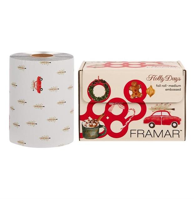 HOLLY DAYS - EMBOSSED ROLL 320FT.