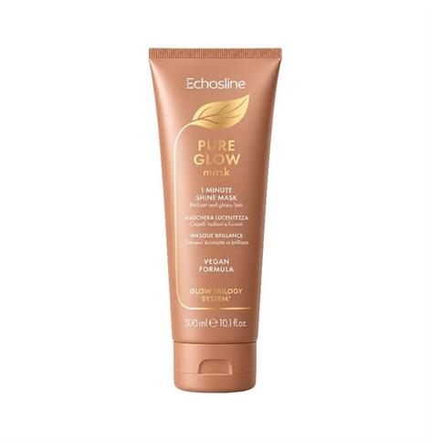 MASCARILLA BRILLANTE PURE GLOW 1 MINUTE 300ML ECHOSLINE