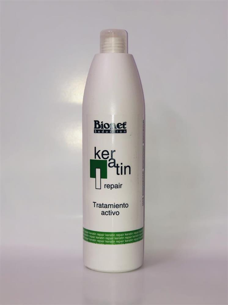 TRATAMIENTO ACTIVO REPARADOR CON KERATINA BIONET 500ml